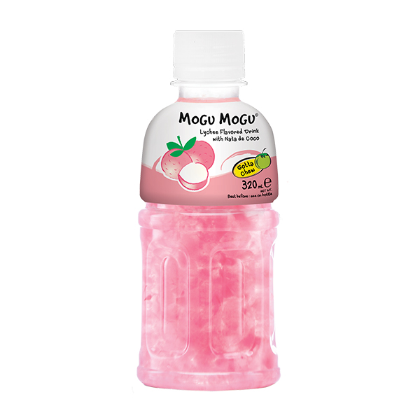 Mogu Mogu Lychee Flavored Drink with Nata de Coco 320ml