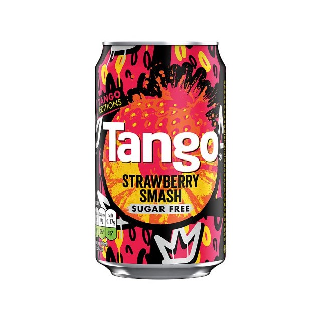 Tango Strawberry Smash Sugar Free Can 330ml