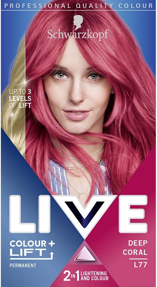 LIVE DEEP CORAL L77 PERMANENT HAIR DYE