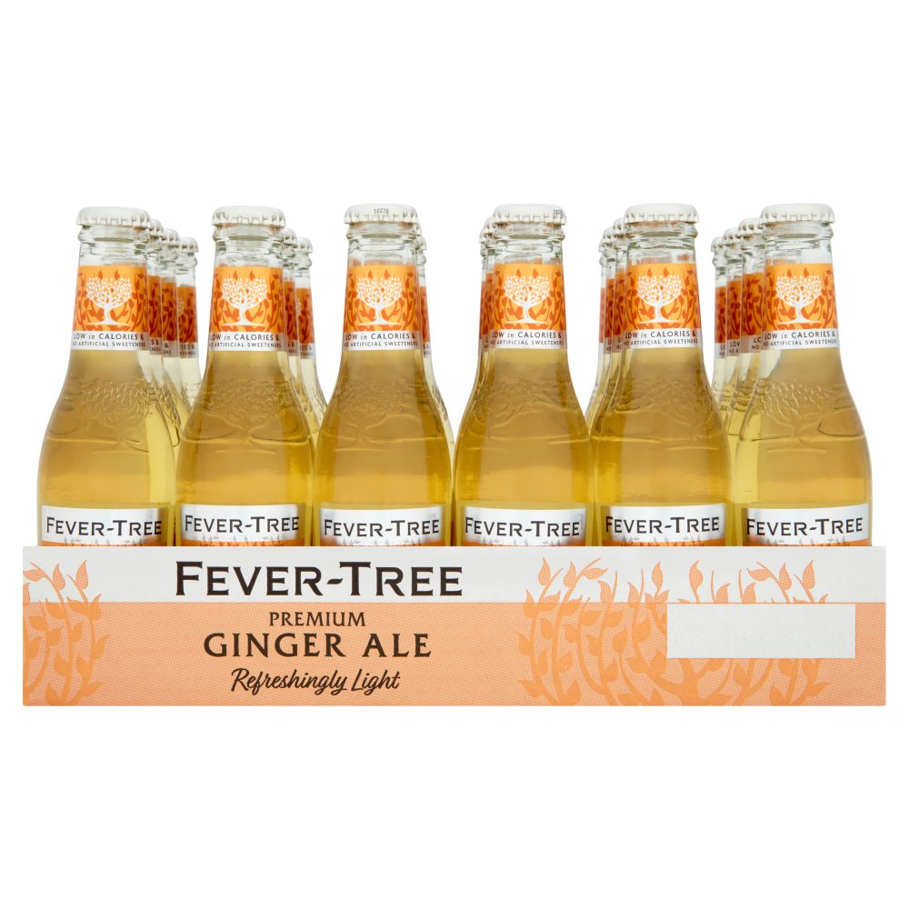 Fever-Tree Refreshingly Light Premium Ginger Ale 24 � 200ml
