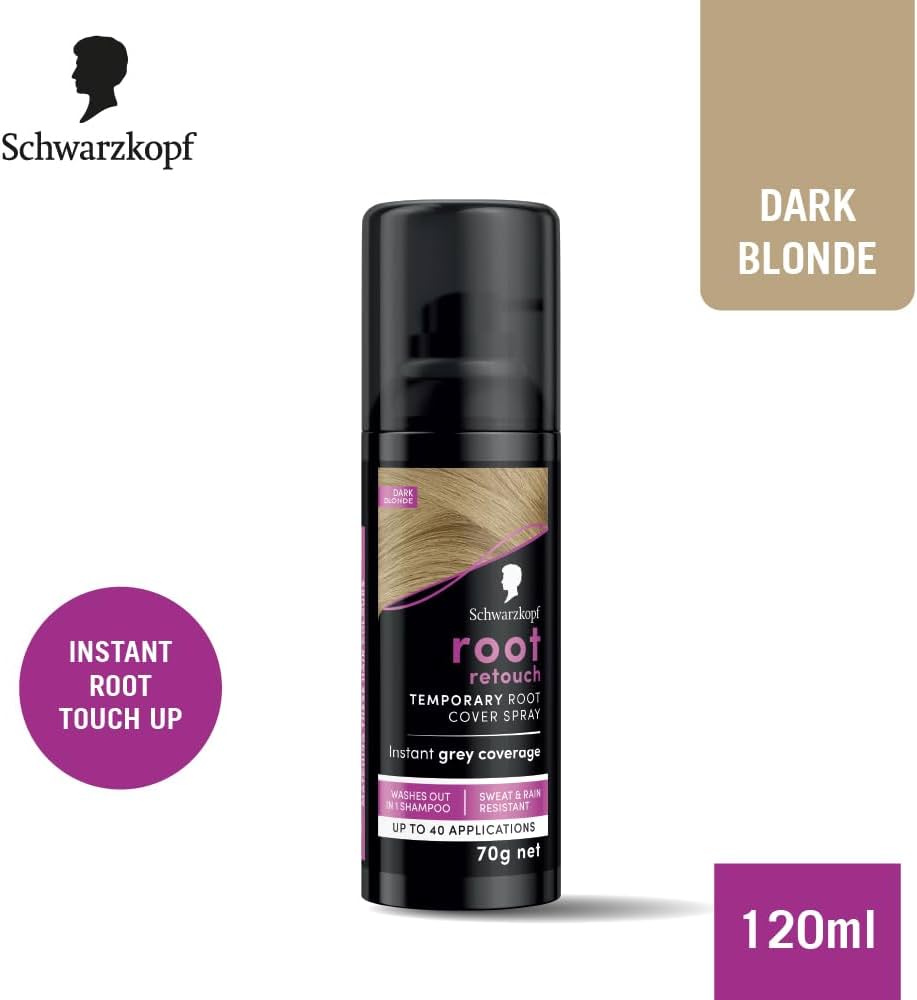 SCHWARZKOPF ROOT RETOUCH ER DARK BLONDE SPRAY DISCONTINUED
