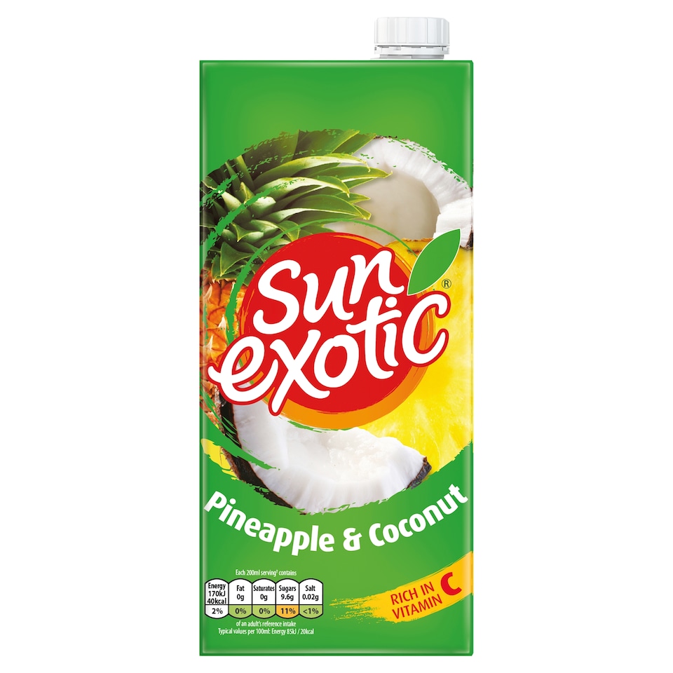Sun Exotic Pineapple & Coconut 1 Litre