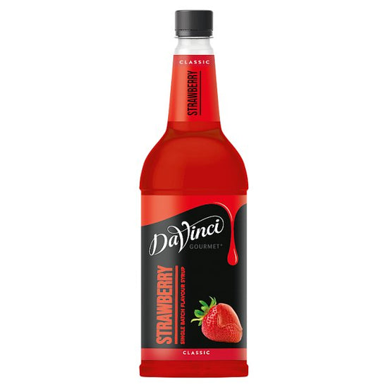 DaVinci Gourmet Classic Strawberry Single Batch Flavour Syrup 1L