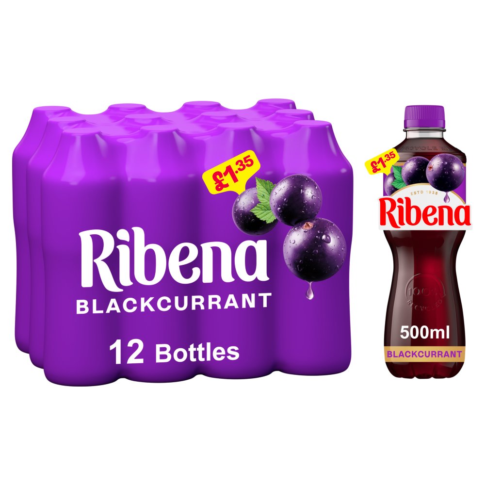 Ribena Blackcurrant Juice Drink 500ml PMP £1.35