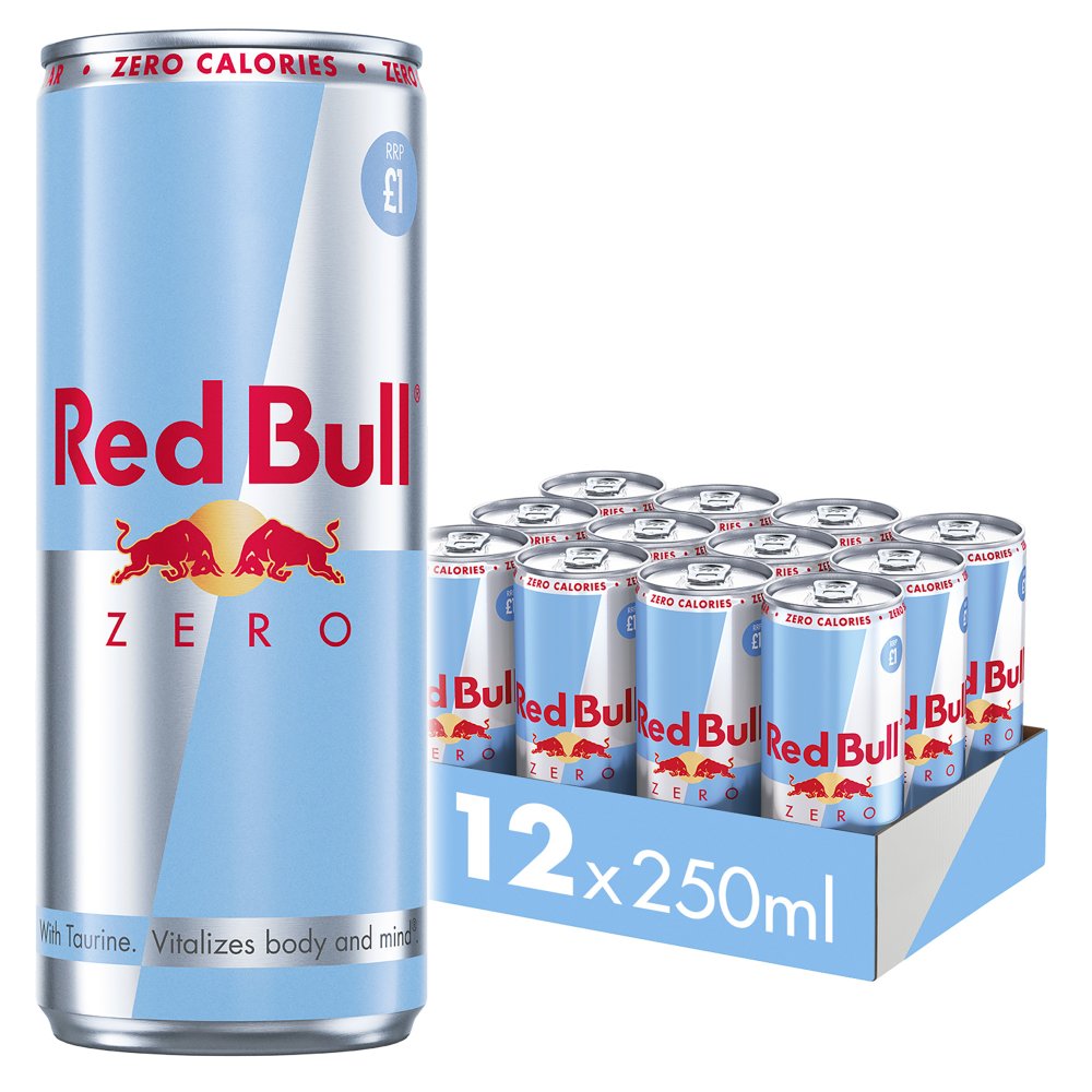 Red Bull Energy Drink Zero 250ml 12 Pack, PM 1.60