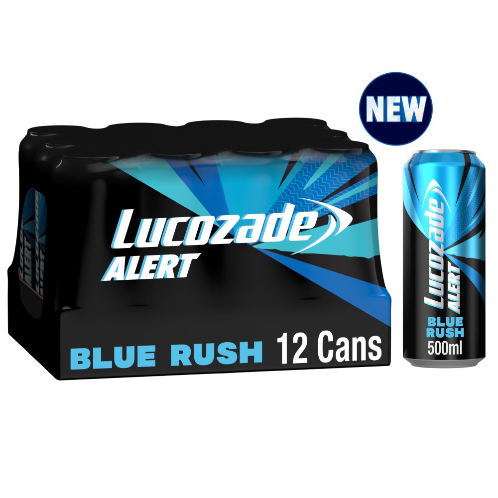Lucozade Alert Energy Drink Blue Rush 500ml PMP £1