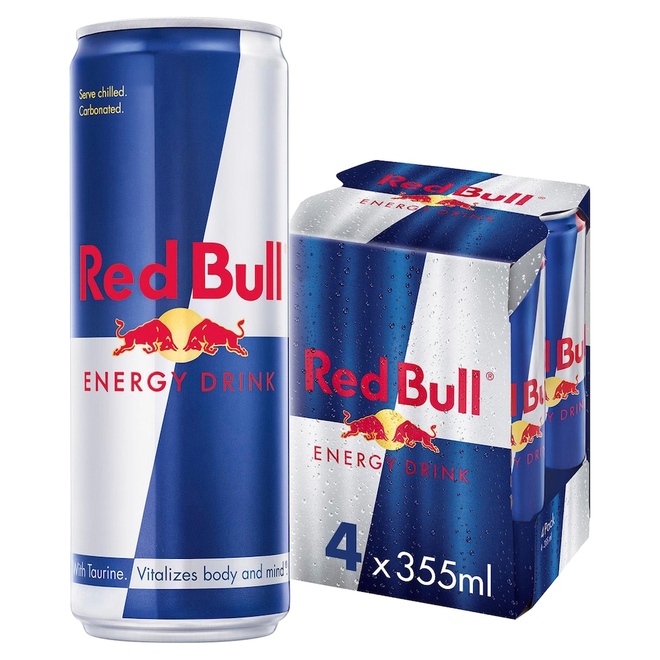 Red Bull Energy Drink 4 � 355ml PM 6.75 �Pack of 6�