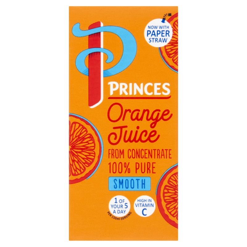Princes Orange Juice 200ml