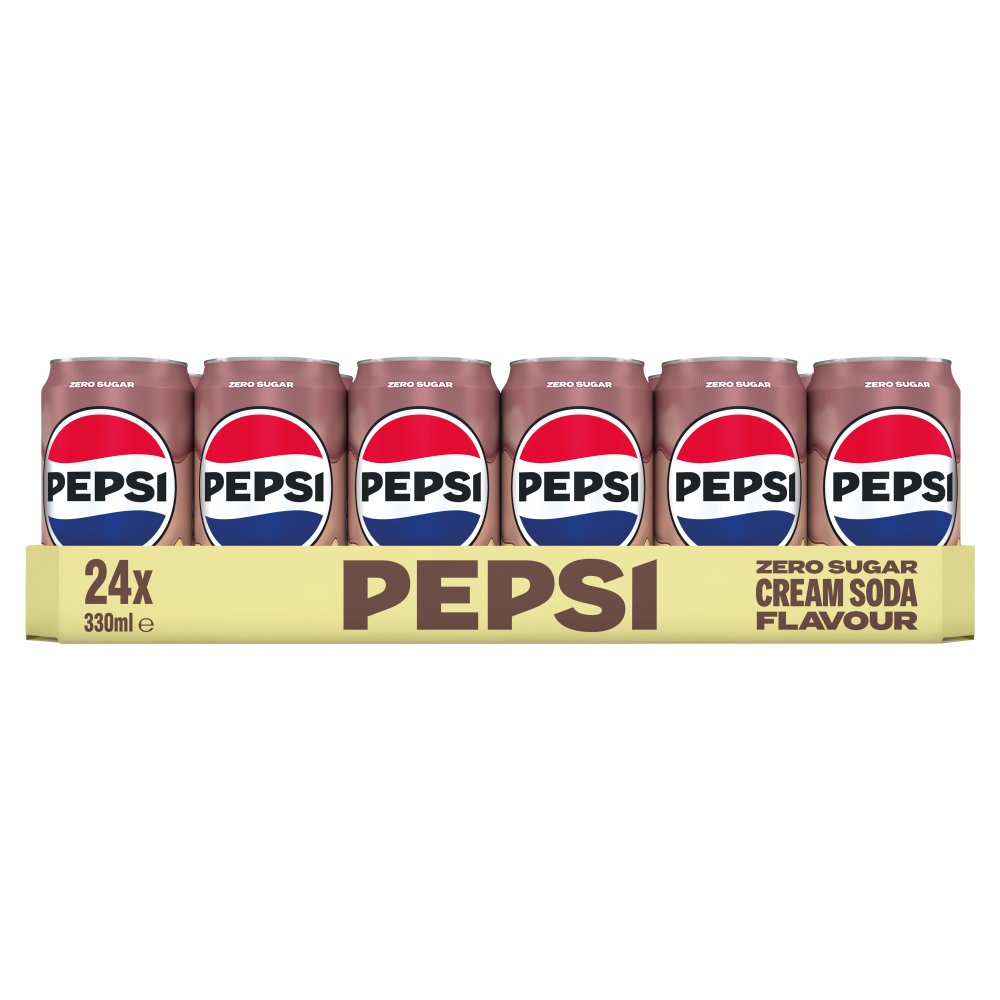 Pepsi Treats Cream Soda Flavour Cans 24 � 330ml