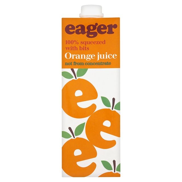 Eager Smooth Orange Juice 1L