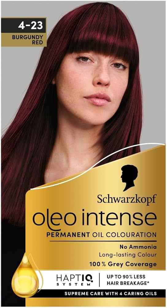 SCHWARZKOPF OLEO INTENSE 4-23 BURGUNDY RED