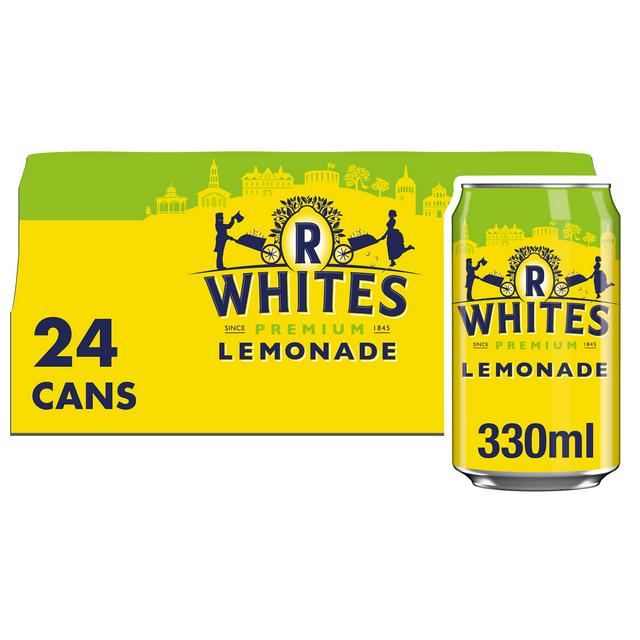 R.White's Lemonade Cans 24 � 330ml