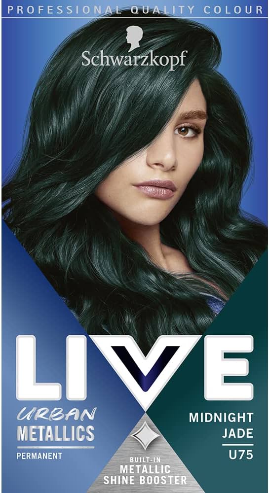 LIVE MIDNIGHT JADE U75 PERMANENT HAIR DYE