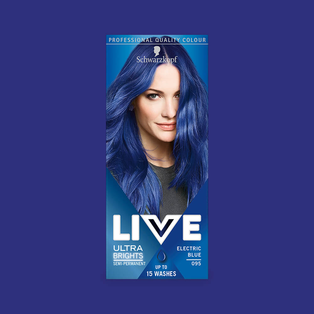 LIVE ELECTRIC BLUE 095 SEMI-PERMANENT 15WASHES