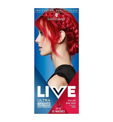LIVE PILLAR BOX RED 092 SEMI-PERMANENT 15WASHES