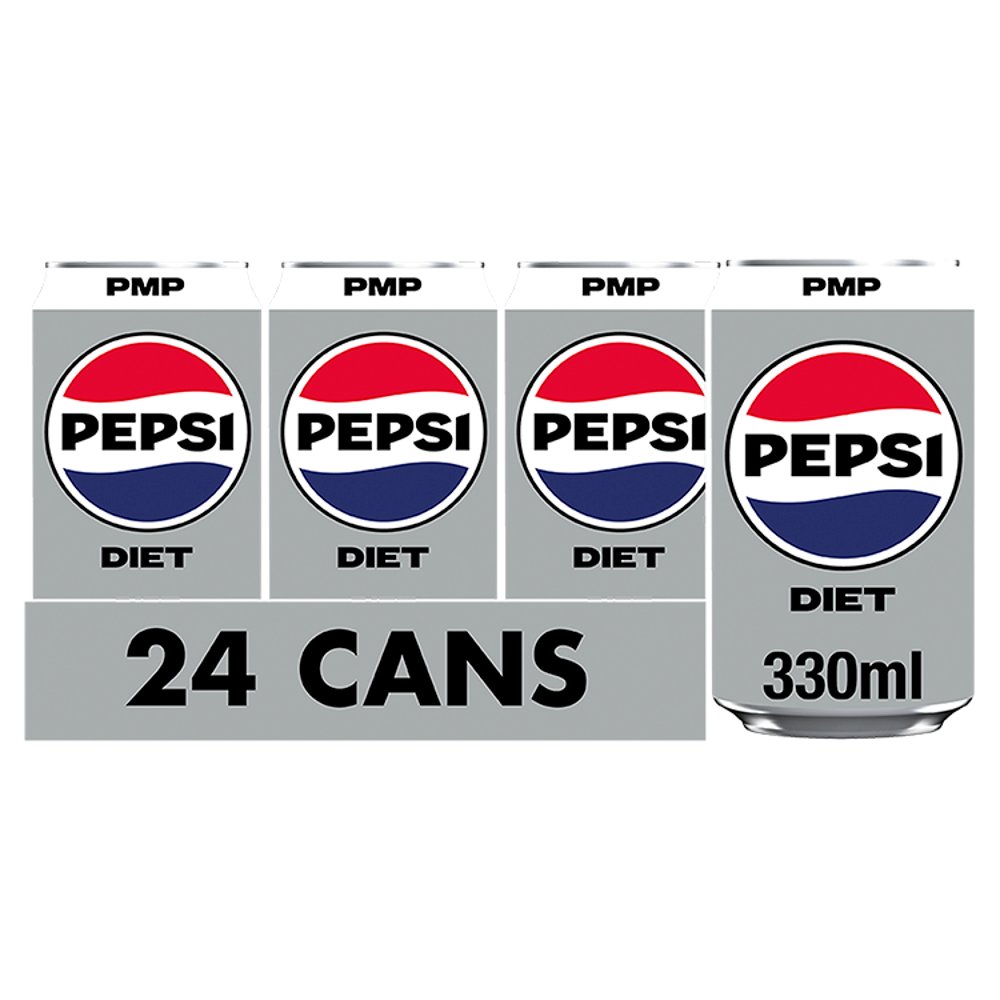 Diet Pepsi Cola Can PMP 330ml