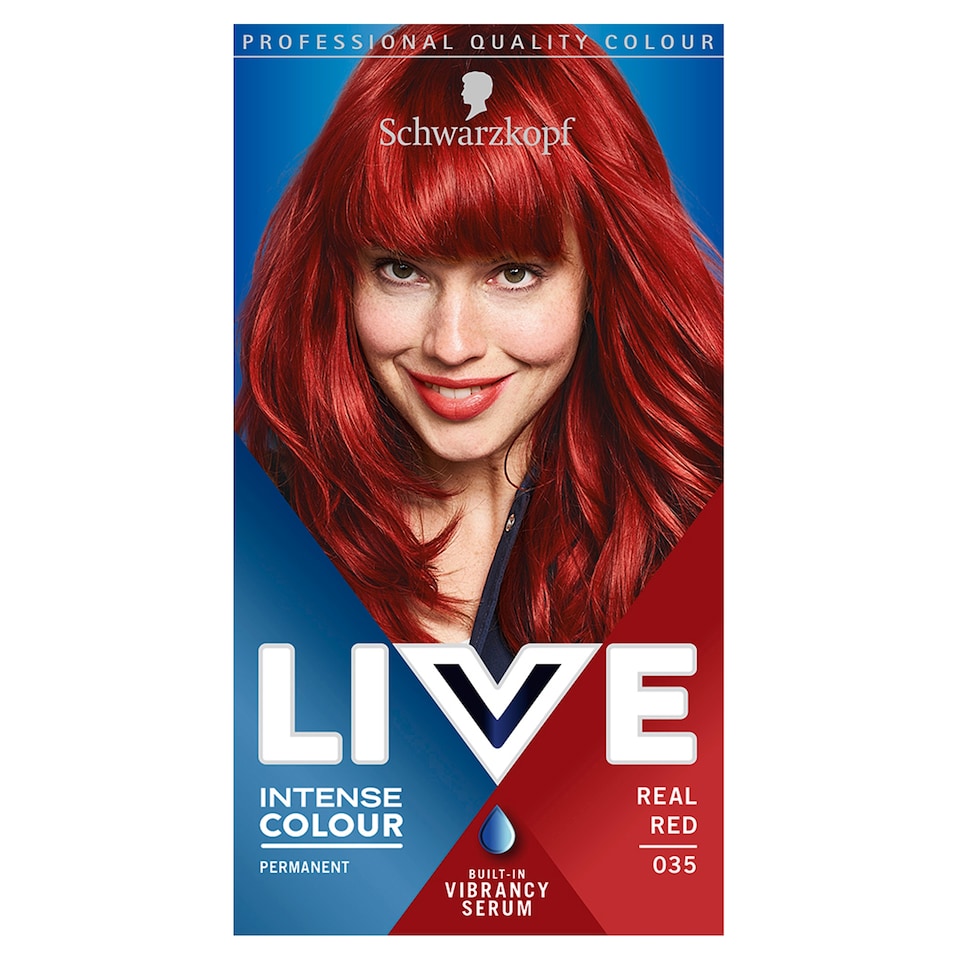 LIVE REAL RED 035 PERMANENT HAIR DYE