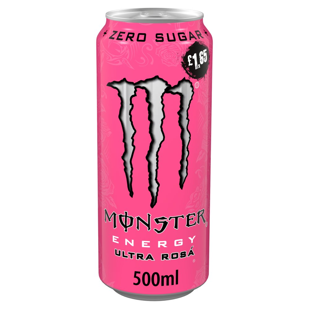 Monster Energy Drink Ultra Rosa Zero Sugar 500ml PM