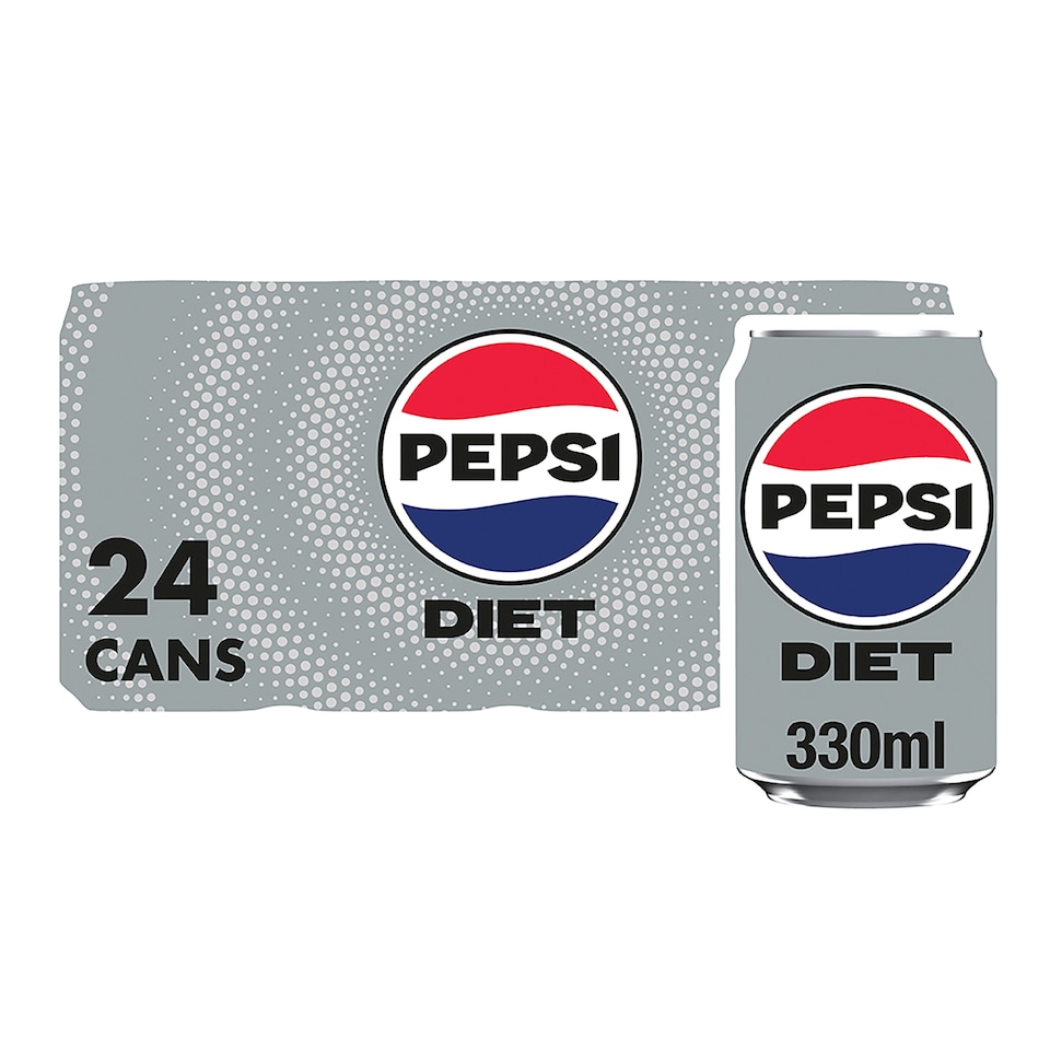 Diet Pepsi Cola Cans 24 � 330ml