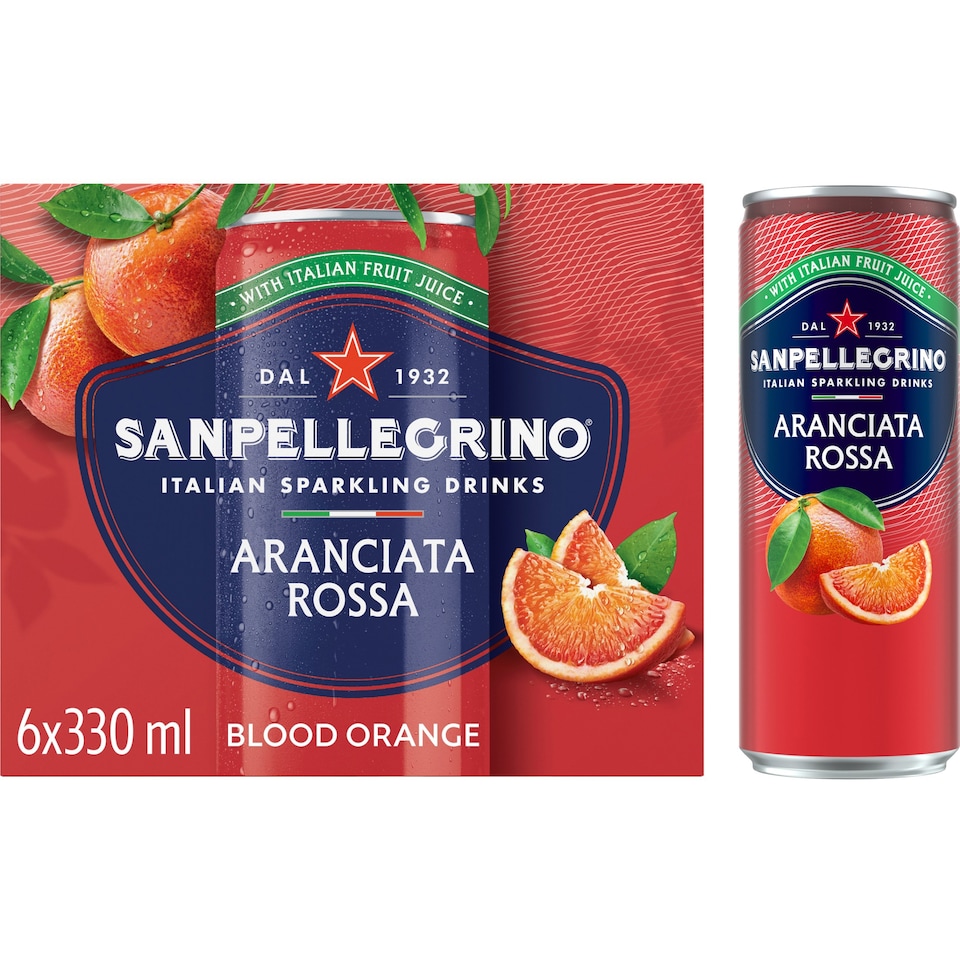 San Pellegrino Blood Orange 4�6�330ml