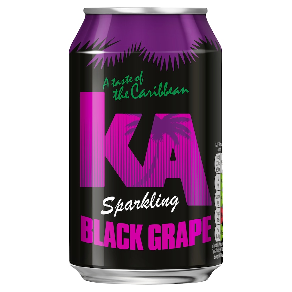 KA Sparkling Black Grape 330ml