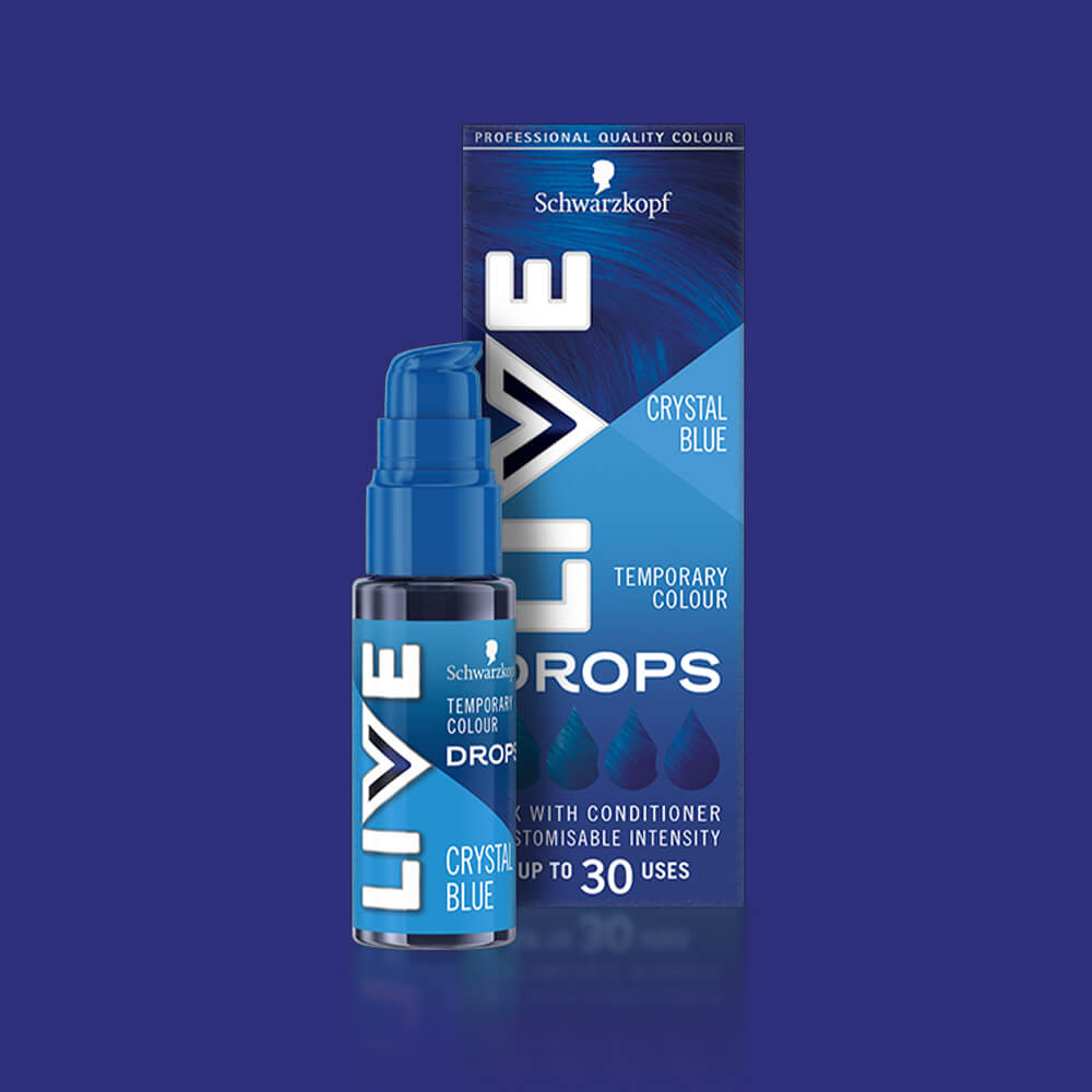 LIVE CRYSTAL BLUE COLOUR DROPS 30ML