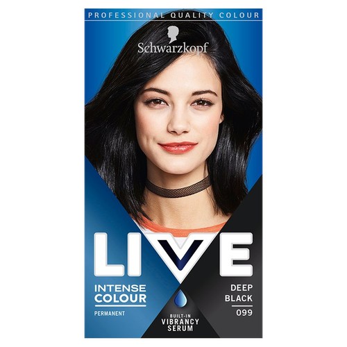 LIVE DEEP BLACK 099 PERMANENT HAIR DYE