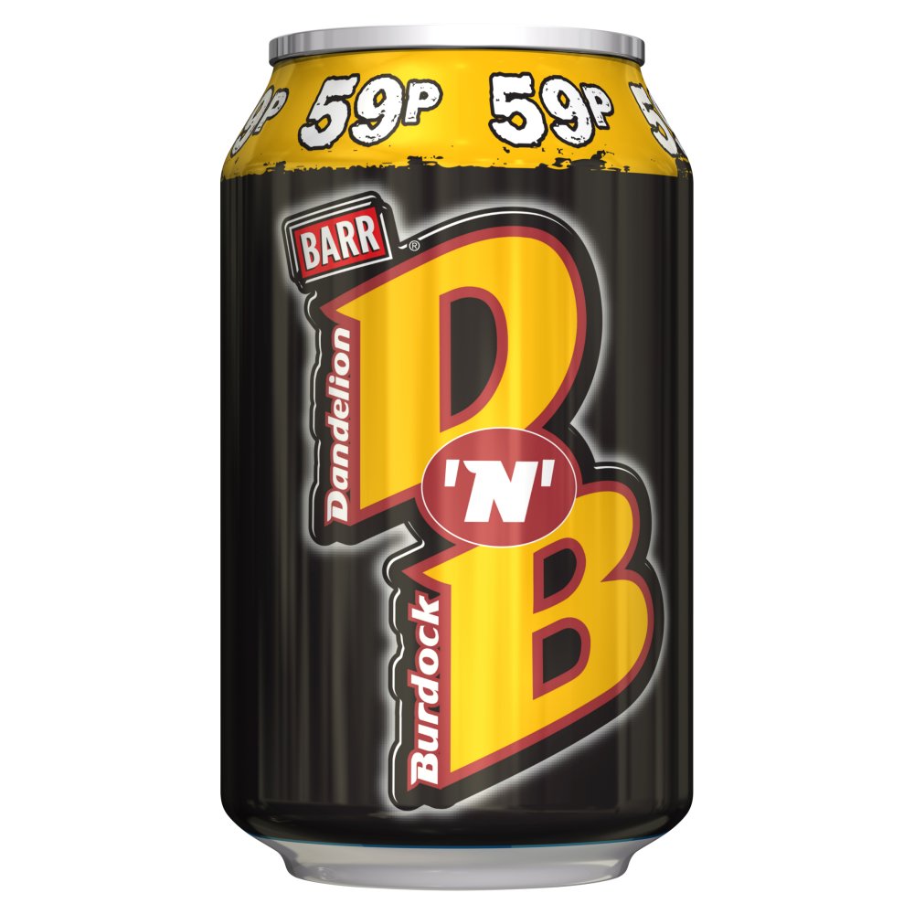 Dandelion & Burdock Flavoured Fizzy Drink 330ml Can