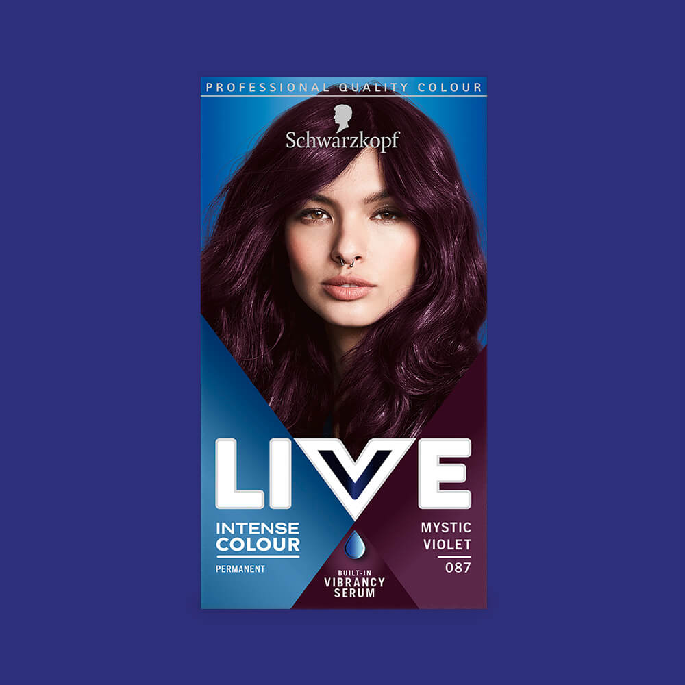 LIVE MYSTIC VIOLET 087 PERMANENT HAIR DYE