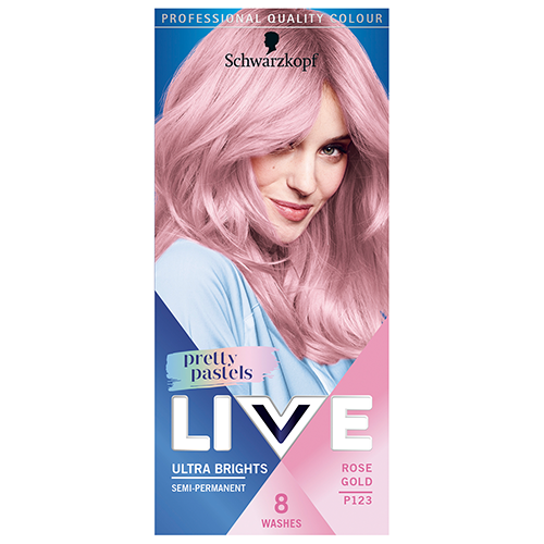 LIVE ROSE GOLD P123 SEMI-PERMANENT 8WASHES