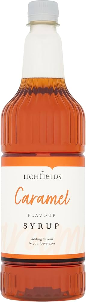Lichfields Sugar Free Caramel Flavour Syrup 1 Litre