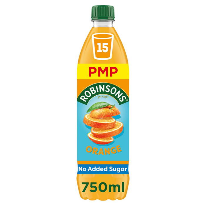 Robinsons Orange No Added Sugar Squash PMP 750ml