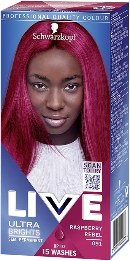 LIVE RASPBERRY REBEL 091 SEMI-PERMANENT 15WASHES