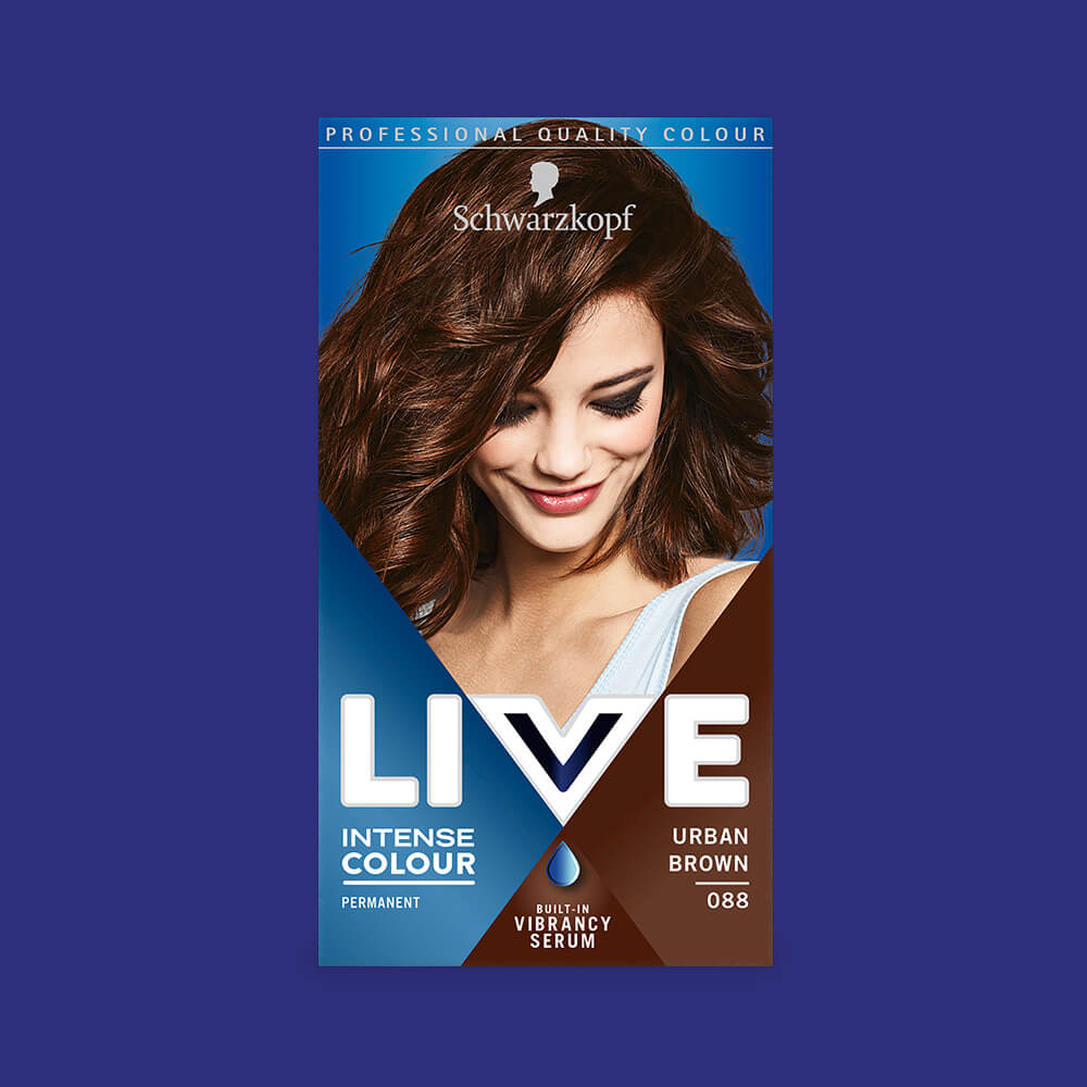 LIVE URBAN BROWN 088 PERMANENT HAIR DYE